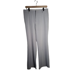 Area Stars Womens Pants Pockets Belt Loops Gray Mid Rise Straight Leg Size Small